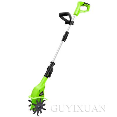 China Plant Mini Cordless Electric Garden Cultivator Small Weeder Weeding Machine Cordless Handle Grass Trimmer for sale