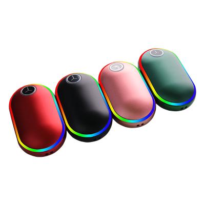 China Custom Portable Type Logo Outdoor Mini Hand Warmer Fast Charging Support Mobile Phone Power Supply Small C Charger Mobile Power for sale