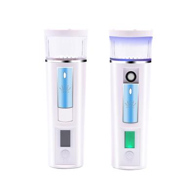 China Replenisher Portable Nano Water Atomizer Mini Face Nebulizer Steamer Hydrating Facial Moisturizer Mist Sprayer for sale