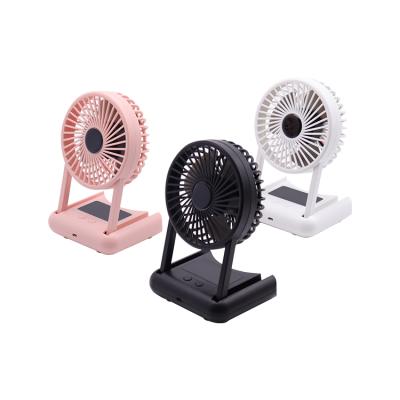 China Personal Cute Custom Portable Electric Folding Fans Small Multifuntional Usb Battery Powered Charging Mini Fan for sale