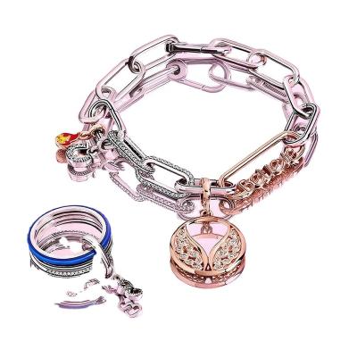 China CLASSIC designer charms for women diy pandoraer charm bracelet stretching statement charm wholesale gift bracelet plata high quality 925 for sale