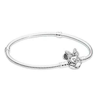 China 2020 CLASSIC designer mickey mouse charms diy bead bracelets for women jewelry 925 sterling silver plata prata tasty jeweler wholesale for sale