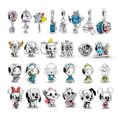 China Hot Sale 925 Sterling Silver Cute Little Princess FASHION Series Charms Beads Fit Original Pandoraer Bracelet Making Fashion Jewelry for sale