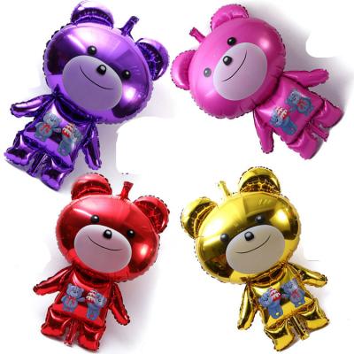 China Mini Cartoon Teddy Bear Foil Balloon Decorations Birthday Party Decoration New Year Valentine's Day Wedding Supplies Balloon for sale