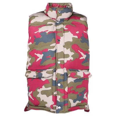 China QUICK DRY Camouflage Print Men Padded Pocket Classic Basic Winter Big Patches Stripper Vest Men Thick Warm Quilting Pocket for sale