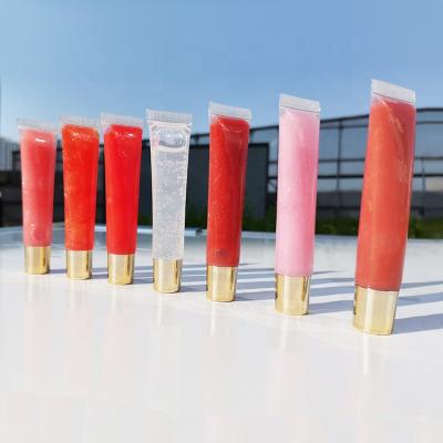 China Sunscreen Candy Mint Flavor Lip Gloss Lip Gloss Base Vendor Packaging Tubes Dropping Custom Private Label for sale