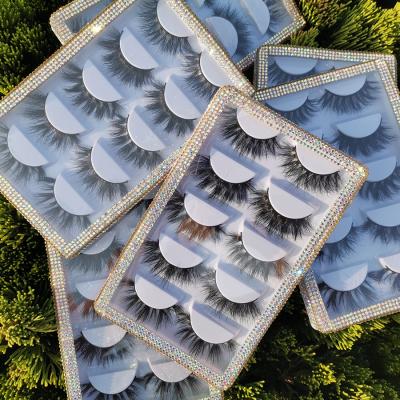 China New Hot Sale Natural Soft Whip False Mink Eyelashes 16pair 5pair False Eyelashes 3d Wholesale Packaging Book Packaging for sale