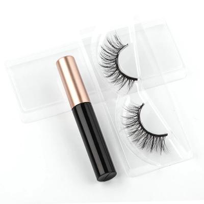 China Magnetic Eyelashes Extension and Eyeliner Kit No Glue Eyelash Private Label Magnetic Lashes for sale