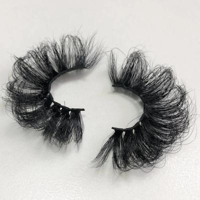 China 2021 new style custom logo 3d mink strip mink natural soft natural super fluffy dramatic lashes full for sale