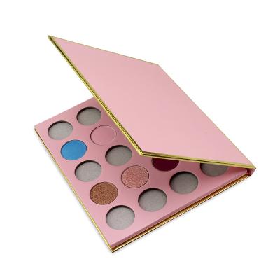 China Wholesale Waterproof Private Label Eyeshadow Palette Glitter Eyeshadow Palette Custom 20 Pink Colors for sale