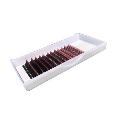 China Wholesale Comfortable Wholesale 0.07 D BLEND Ombre Eyelash Extension Best Different Colored Lashes for sale