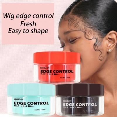 China Wholesale Vegan Customize Strong Hold No Residue Unscented Edge Control Gel Wig Edge Control for sale