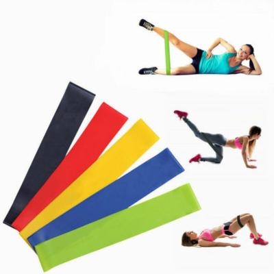 China Wholesale 5 Pcs Latex Yiwu Power Exercise Yoga Set Latex Fitness Resistance Bands Shape Resistance Flat Bands Made In China for sale