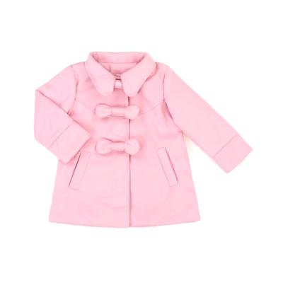 China Simple viable little girl coats two pocket slant jackets for casual pink baby girl fall jackets for sale