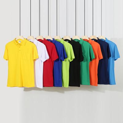 China Wholesale 100% Cotton Mens Anti-Wrinkle T Shirts Polo Shirt With Pocket for sale