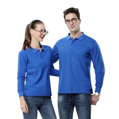 China Wholesale High Quality Anti-wrinkle OEM Design Embroidered LOGO Custom Long Sleeve Mens Polo Shirts for sale