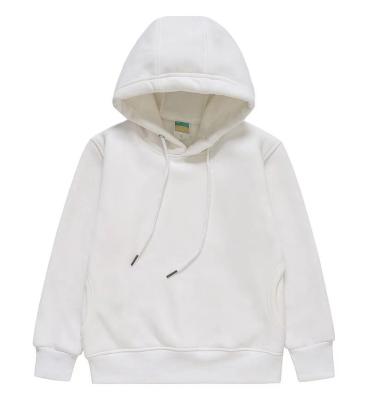 China OEM Logo Girls Hoodie White Sherpa Fleece Anti-Shrink Wholesale Custom Hoodies for sale