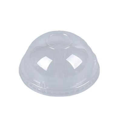 China Non Spill Hot selling food grade drinking cup lid 95mm milk tea cup lid disposable for sale