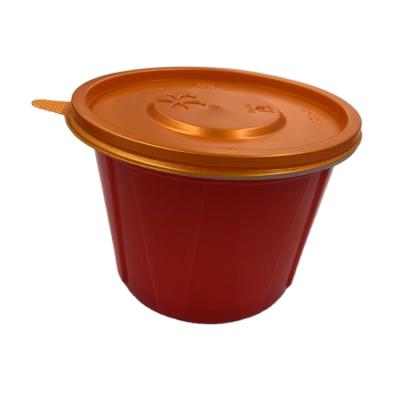 China 450ml Eco Friendly Disposable Salad Soup Bowls with Lid - Stackable, Reusable, Microwave, Dishwasher and Freezer Safe for sale