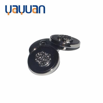 China Dry Cleaning Wholesalers Black 21.5mm ABS Plastic Knob for sale