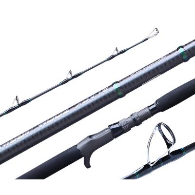 China Black Carbon Buzz Japan Toray High Carbon Fiber Deep Sea Fishing Basting Rod All Fuji Accessories Boat Basting Rod Fishing for sale