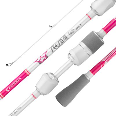 China ECOODA Strong Newcomer ES7A Fishing Rod Light Game Rod 1.98m Root Fishing Rod Portable for sale