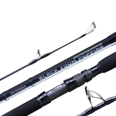 China Highest Quality Jumping Rod Deep Sea Boat Fishing Drag Rod Strong Power 35KG ECOODA EBZP One-piece Design Rod Long Casting Rod With for sale