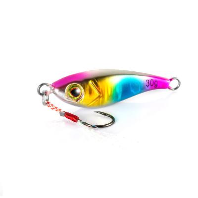 China Flexible Metal Jig Hard Lure Luminous Bait For Flexible Miro Jig 12g 18g for sale