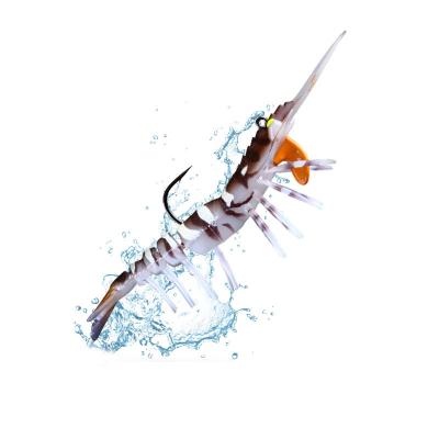 China Fishing Lure Plastic High Simulation Artificial Shrimp Lure for sale