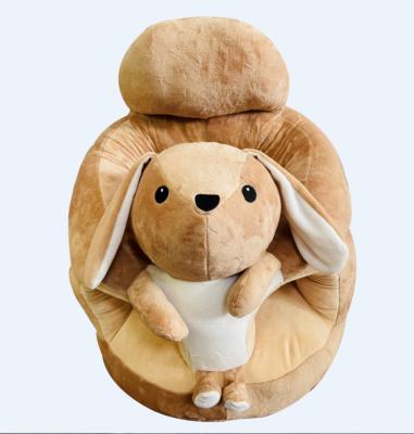 China Plush Cartoon Animals Plush Cushion Learn To Sit Baby Sofa for sale