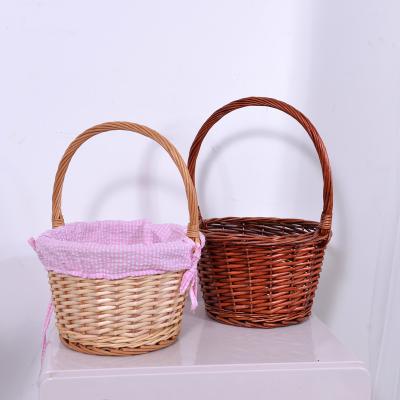 China Amazon Modern Hot Sale Gift Basket / White Basket With Handles for sale