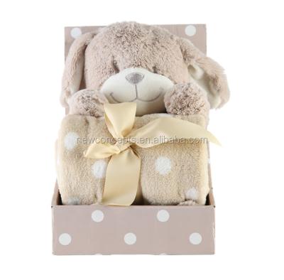 China Portable Popular Gift For Baby Sales High Quality Hot Plush Soft Toys With Cover for sale