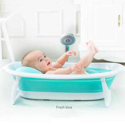 China Sustainable Newborn Foldable Baby Bathing Tub Kids Bath Wash Tub Baby Tub for sale