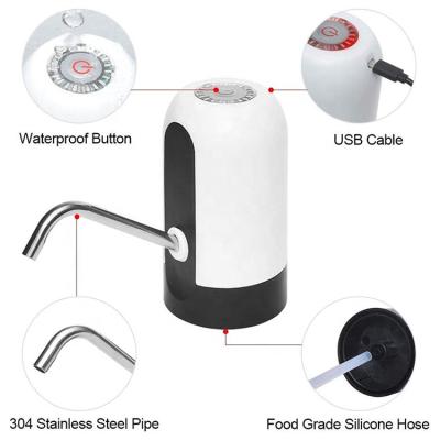 China Hotel In Stock Mini Portable Electric Drinking 5 Gallon Automatic Bottle Water Dispenser Cooler Pump for sale