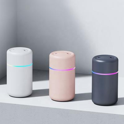 China RV Mute Mini Ultrasonic Humidifier Home Car Air Humidifiers Diffuser with Colorful Projection Light for sale