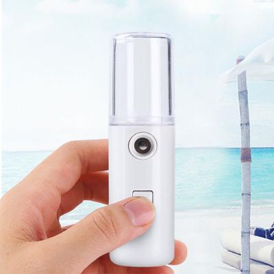 China Quick Delivery Skin Care Moisturizer Handy Mini USB Auto Steamer Pocket Make Up Mist Nano Facial Nano Sprayer Rociador de nano niebla for sale