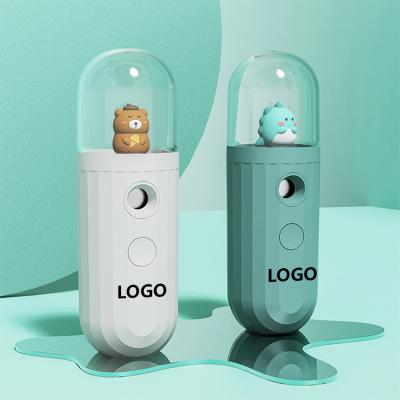 China Mini Portable Automatic Steamer Handy Moisturizer Cute Pet Skin Care Fast Delivery Nano Facial Mist Sprayer for sale