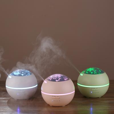 China Household Aroma Diffuser 3d Electric Plastic Humidifiers Bottled Ultrasonic Aromatherapy Light And Shade Humidifier For Car Home for sale