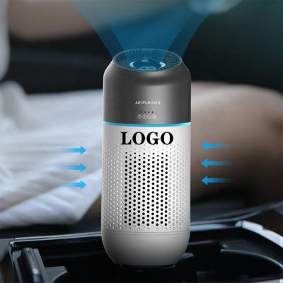 China 7.9m3/h Hot Auto Air Freshener OEM Amazon Sale Purificador De L'Aire Para Custom Gesture Control H13 HEPA Car Air Purifier for sale