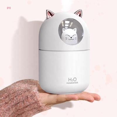 China Household Home USB Ultrasonic Humidifier Cool Mist Air Humidifier with LED Night Light for sale