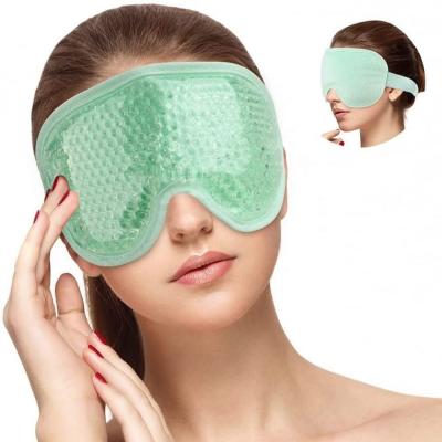 China Parride Customized Cooling Cooling Eye Mask Ice Gel Beads Cool Mask Logo Gel Eye Compression Gel Eye Mask for sale