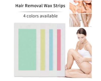 China Wholesale Clean Hair Removal Factory Disposable Wax Strips Hair Removal Depilatory Waxing Strips For Armpit Hair for sale