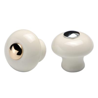 China Modern colorful 96mm European ceramic zinc alloy handles and knobs for sale