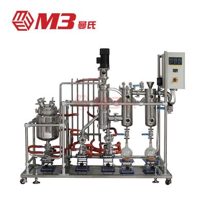 China Factory Professional M3 Production Of Stainless Steel Short Path Distillation System Glass Molecular Distillation Equipment for sale