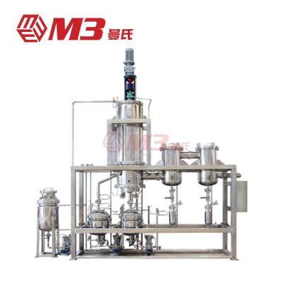 China Professional M3 production of stainless steel short path molecular distillation system molecular distillation equipment factory for sale