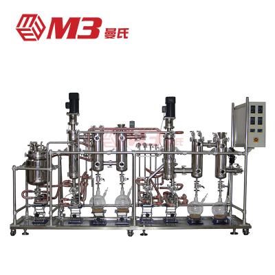 China Factory M3 High Performance Stainless Steel Film Distillation Equipment Short Path Molecular Distillation System for sale