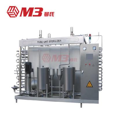 China High Quality Type Juice Pasteurization UHT Tube Sterilizer Factory M3 UHT Pipe Sterilization Equipments Machine Milk Pot For Sale for sale