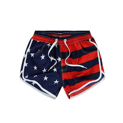 China Anti Wrinkle Women's Swim Shorts Quick Dry Swim Trunks Printed Beach Panel Shorts for sale