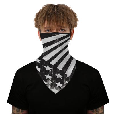 China Wholesale Polyester Outdoor Unisex Fashion Bandana Scarf Face Triangular Motorcycle Bandage BXHE-011 for sale