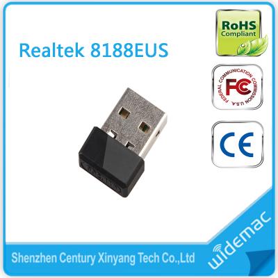 China 802.11N Realtek8188EUS 150M Nano Wireless WiFi USB Laptop or Desktop Adapter with Built-in PCB Antenna for sale